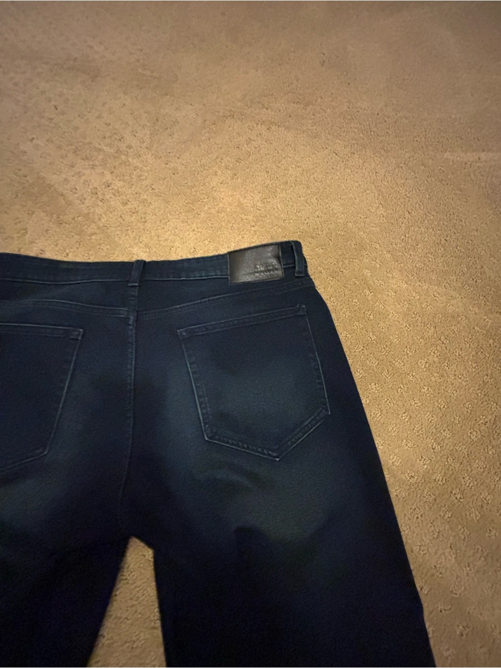 Men’s DKNY Duane Straight Fit Jeans - Dark Indigo Sz 34x32 - Picture 11 of 15